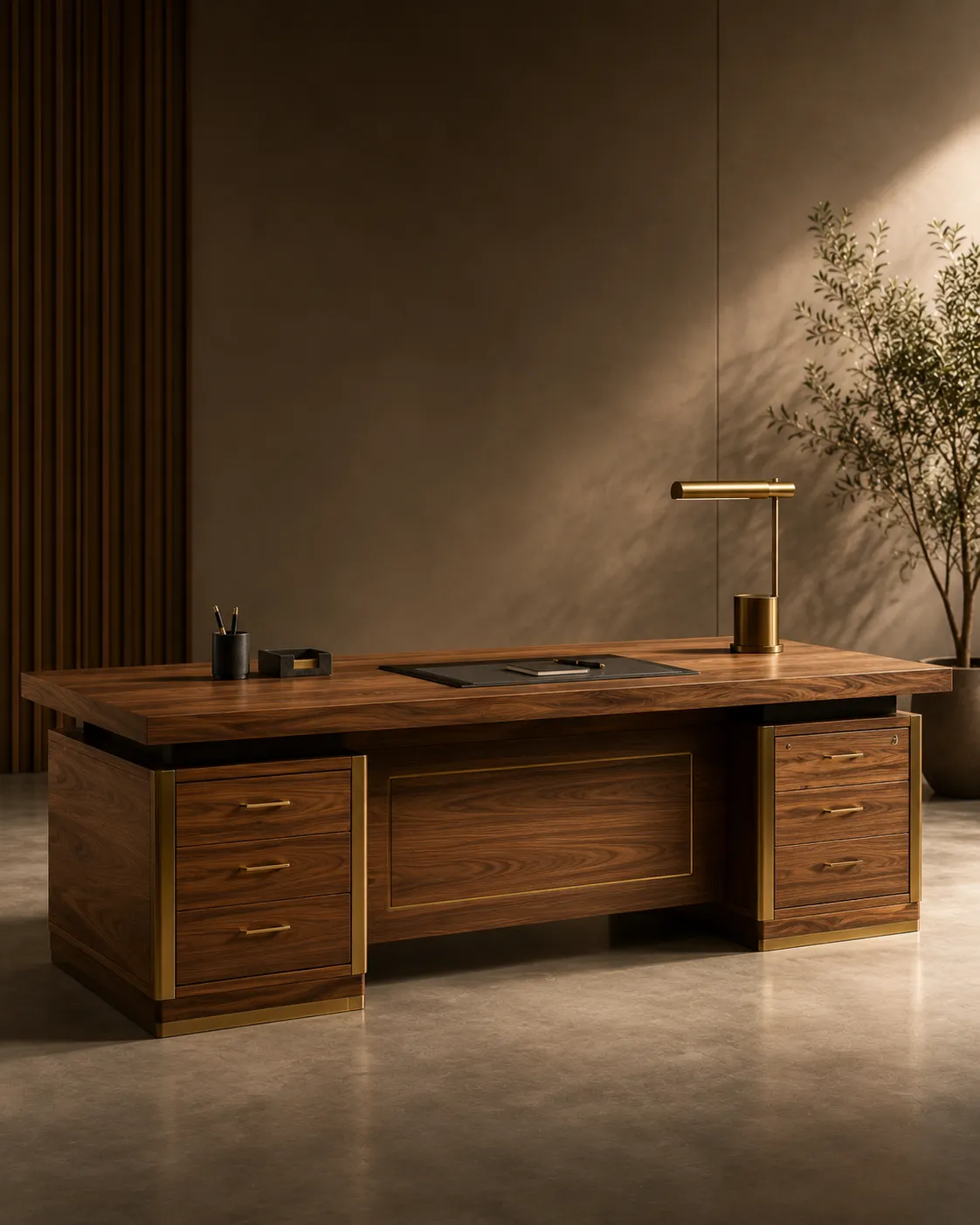 Executive Teak Desk
