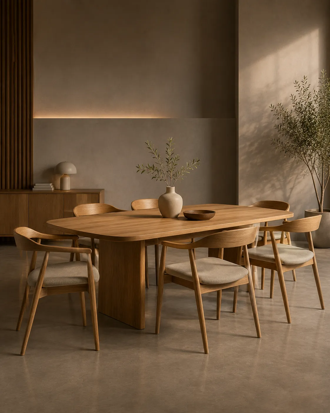 Nordic Oak Dining Set