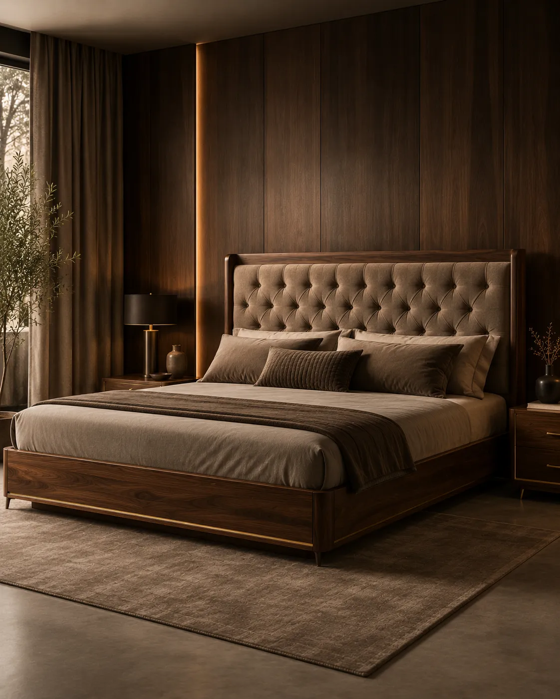 Royal Walnut Bed